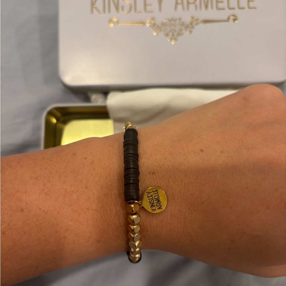 Kinsley Armelle COAL BRACELET